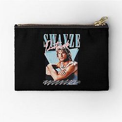 Patrick Swayze 90s Styled Retro Graphic Design Zipper Pouch