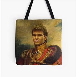 Patrick Swayze All Over Print Tote Bag