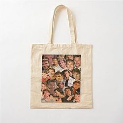 Patrick Swayze Photo Collage Cotton Tote Bag