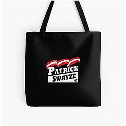 Patrick Swayze In 87 All Over Print Tote Bag