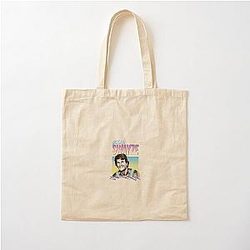 Patrick Swayze Retro 90s Styled Fanart Design Cotton Tote Bag