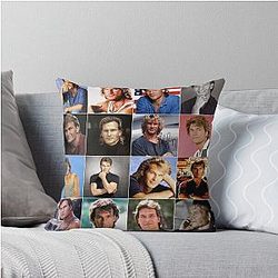 Patrick Swayze Photo Throw Pillow