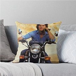 Patrick Swayze Poster Throw Pillow