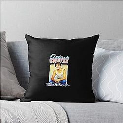 Patrick Swayze 90s Styled Retro Graphic Design Throw Pillow