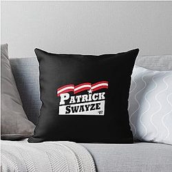 Patrick Swayze In 87 Throw Pillow