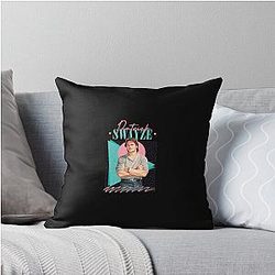 Patrick Swayze - Retro Style Fan Art Throw Pillow