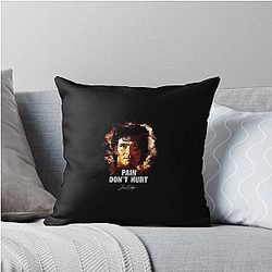 PAIN Don't HURT Road House featuring Patrick Swayze Throw Pillow