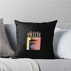 Patrick Swayze Retro Graphic Design Throw Pillow