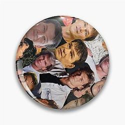 Patrick Swayze Photo Collage Pin