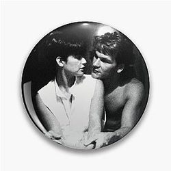 Ghost Ditto - Patrick Swayze Black Metal Parody Pin