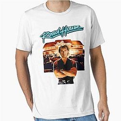 Rose Patrick Swayze Retro Road House American Action Movie Essential T-Shirt