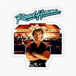 Road House Patrick Swayze Retro Sticker