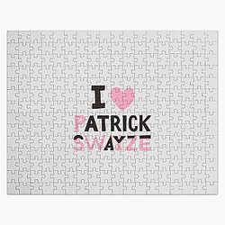 I Love Patrick Swayze Jigsaw Puzzle cleaned up to  I Love Patrick Swayze Puzzle