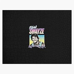 Patrick Swayze Retro 90s Style Fanart Design Jigsaw Puzzle