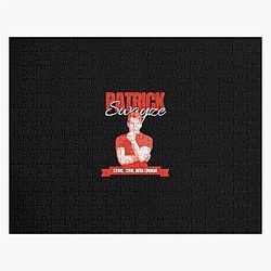Patrick Swayze Retro Style Jigsaw Puzzle