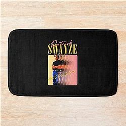 Patrick Swayze Retro Graphic Design Bath Mat