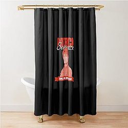 Patrick Swayze Retro Style Shower Curtain