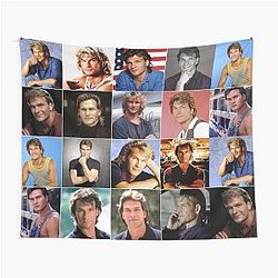 Patrick Swayze Photo Tapestry