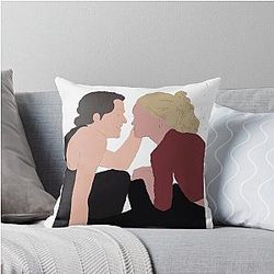 Patrick Verona and Kat Stratford Throw Pillow