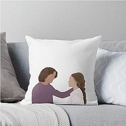 Patrick Verona and Kat Stratford Throw Pillow