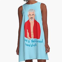 Paul Hollywood - Holly Wood Handshake Great British Bake Off A-Line Dress