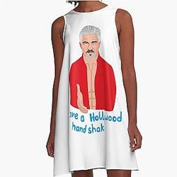 Paul Hollywood HollyWood Handshake Great British Bake Off A-Line Dress