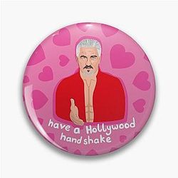 Paul Hollywood Holly Wood Handshake Pin Great British Bake Off Baking Show