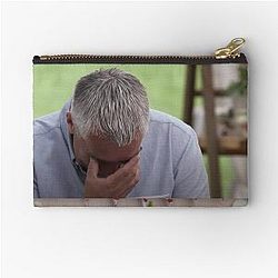Funny Paul Hollywood Realizing Moment Zipper Pouch