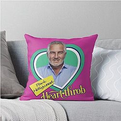 Paul Hollywood Heart Throb Throw Pillow