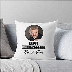 Paul Hollywood Fan Throw Pillow
