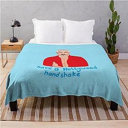 Paul Hollywood Holly Wood Handshake Great British Bake Off Throw Blanket