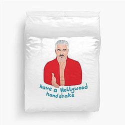 Paul Hollywood Holly Wood Handshake Great British Bake Off Duvet Cover