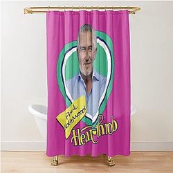 Paul Hollywood Heart Throb Shower Curtain