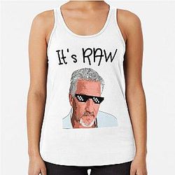 Paul Hollywood "IT's" Raw Racerback Tank Top