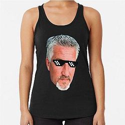 Paul Hollywood Funny Racerback Tank Top