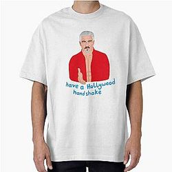 Paul Hollywood Holly Wood Handshake Great British Bake Off Oversized T-Shirt