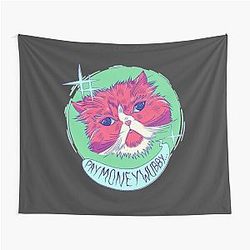 Paymoney Wubby Cat Tapestry