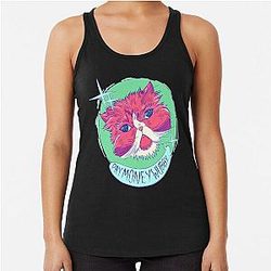 Paymoneywubby Cat Racerback Tank