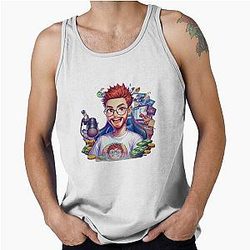 Paymoney Wubby Anime Character Tank Top