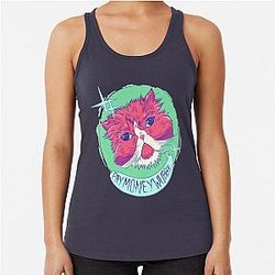 Paymoney Wubby Cat Racerback Tank Top