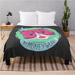 Paymoney Wubby Cat Throw Blanket