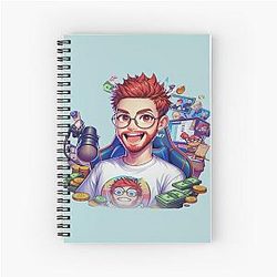 Paymoney Wubby Anime Character Spiral Notebook