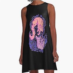 Paymoneywubby Space Cats A Line Dress