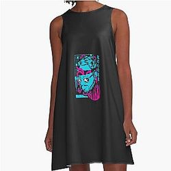 Paymoneywubby Fitted A-Line Dress