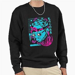 Fitted Scoop Pullover Sweatshirt