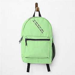 This video has two views and I think those were me funny backpack sayings