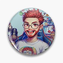 Paymoney Wubby as Anime Character Pin
