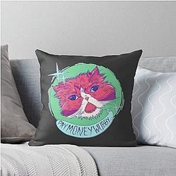 Paymoney Wubby Cat Throw Pillow