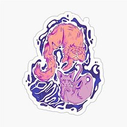 Paymoneywubby Space Cats Stickers