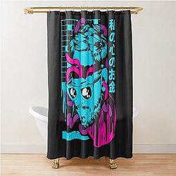 paymoneywubby Fitted Shower Curtain